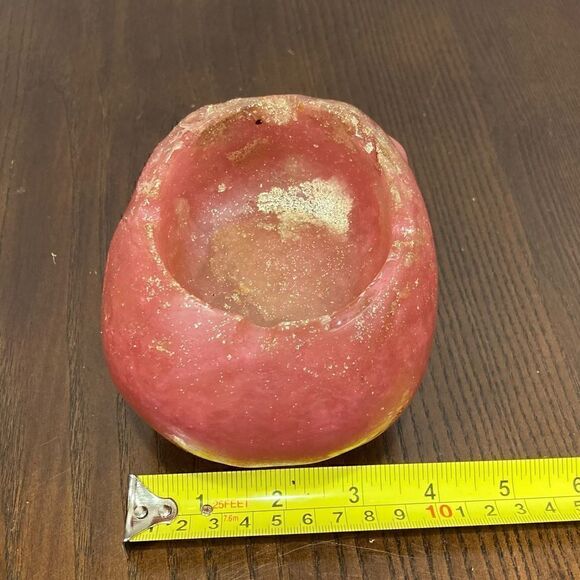 SKULL SHAPED EPOXY RESIN ashtray/planter - Picture 11 of 13